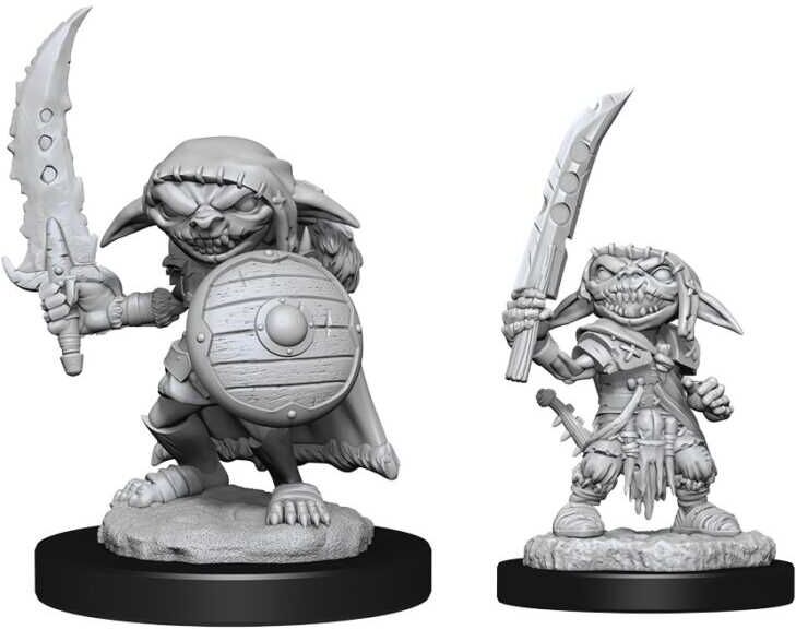 Wiz Kids LLC Pathfinder Battles Deep Cuts Goblin Fighter Male Unpainted Miniature for Tabletop Roleplaying Games