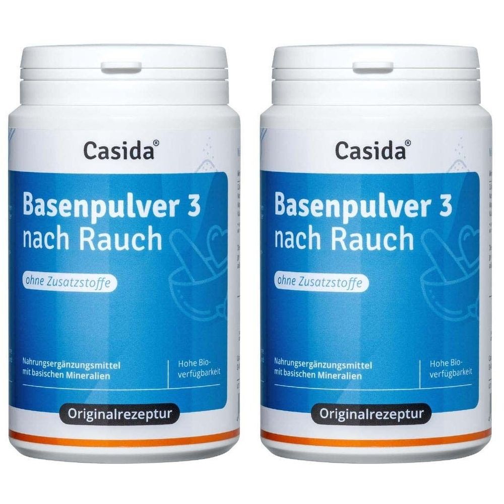 Basenpulver 3 nach Rauch 2x 2x200 g Pulver