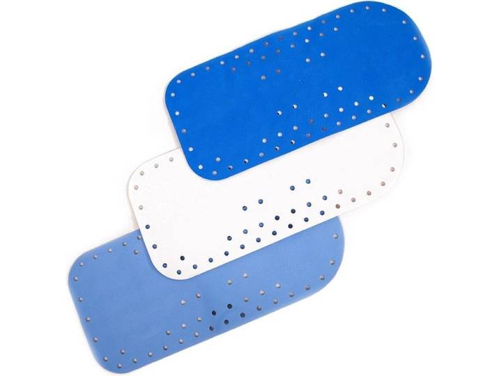 Atlantis - Anti-slip bad- en douchemat - 75 x 35 cm - Wit