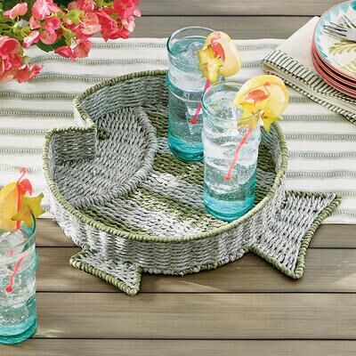 Woven Fish Tray - Grandin Road