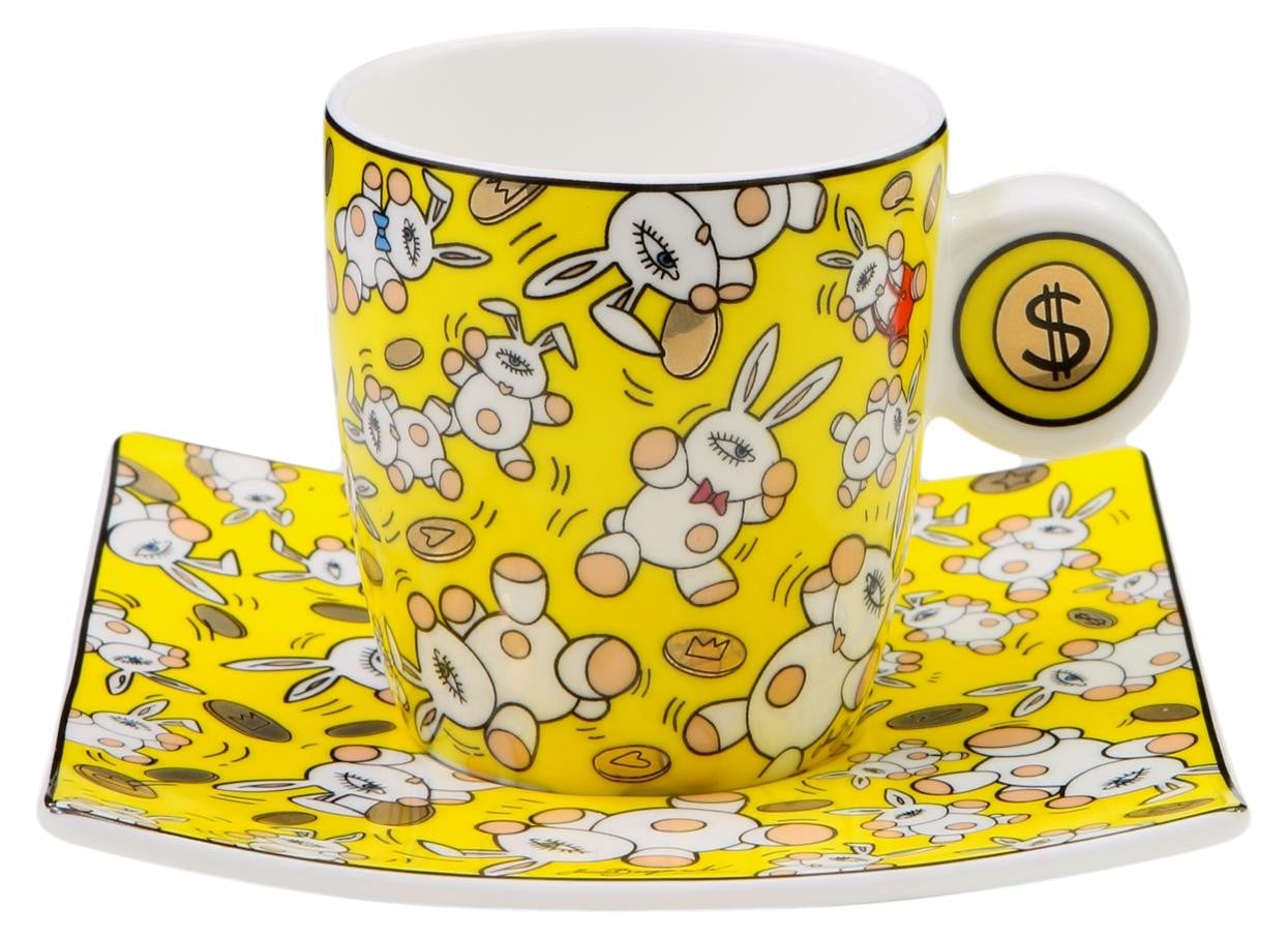 Goebel Mauro Bergonzoli Espressokopje Magic Bunnies Gold