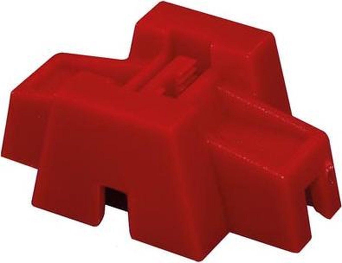 Toolland Clip Tilevel nivelleringssysteem, kunststof, rood, 100 stuks