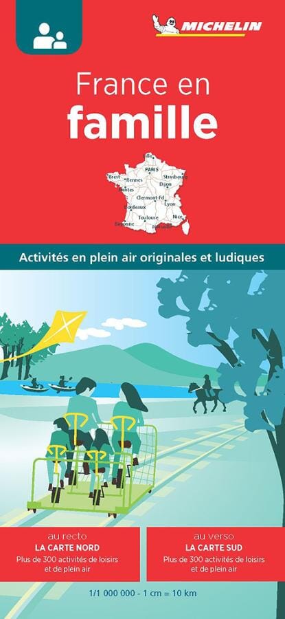 Carte d'activités de plein-air en famille - France   Michelin