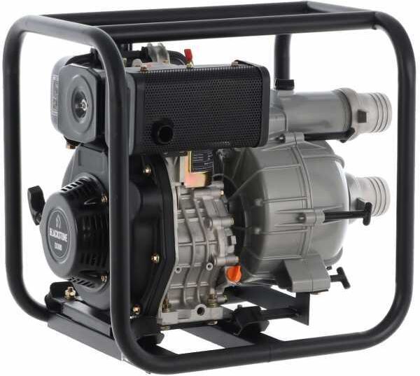Diesel Wasserpumpe Blackstone BD-T 8000 für Schmutzwasser mit Anschlüsse 80 mm - Euro 5