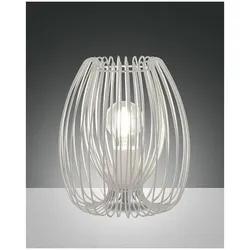 Fabas Luce Camp Tischleuchte E27 1X40W Metall weiß