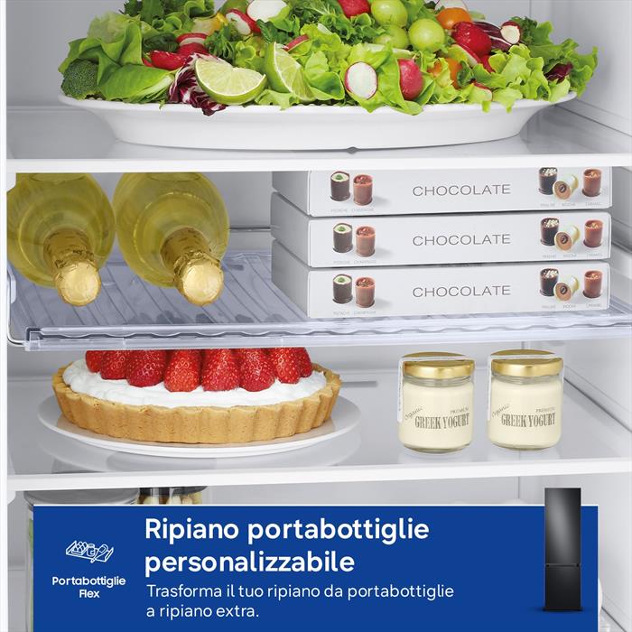 Samsung Frigorifero Combinato Rb38c7b6ab1/ef Bespoke 387l-anthracite