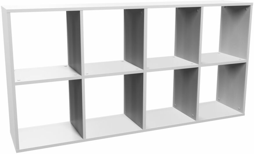 17 Stories Loanne 75 cm H x 147 cm W Cube Bookcase White/Sonoma