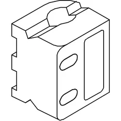 HSK Ersatzteile Lagerbock, Weiß, E100085-2-04 E100085-2-04