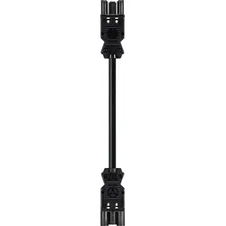 GST 18-3KBS1 SW1 - Verbindungsleitung, 3-pol., St.-Bu., 1 m, sw, 1,5mm2