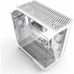 Darkflash Tech ATX Semi-Tower Gehäuse DarkFlash DY470 Weiss (ATX), PC Gehäuse, Weiss