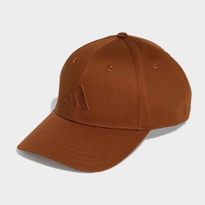 Baseball Cap ADIDAS PERFORMANCE "NEW LOGO", Damen, braun (dusky bronze, dusky bronze), Obermaterial: 100% Baumwolle, Caps