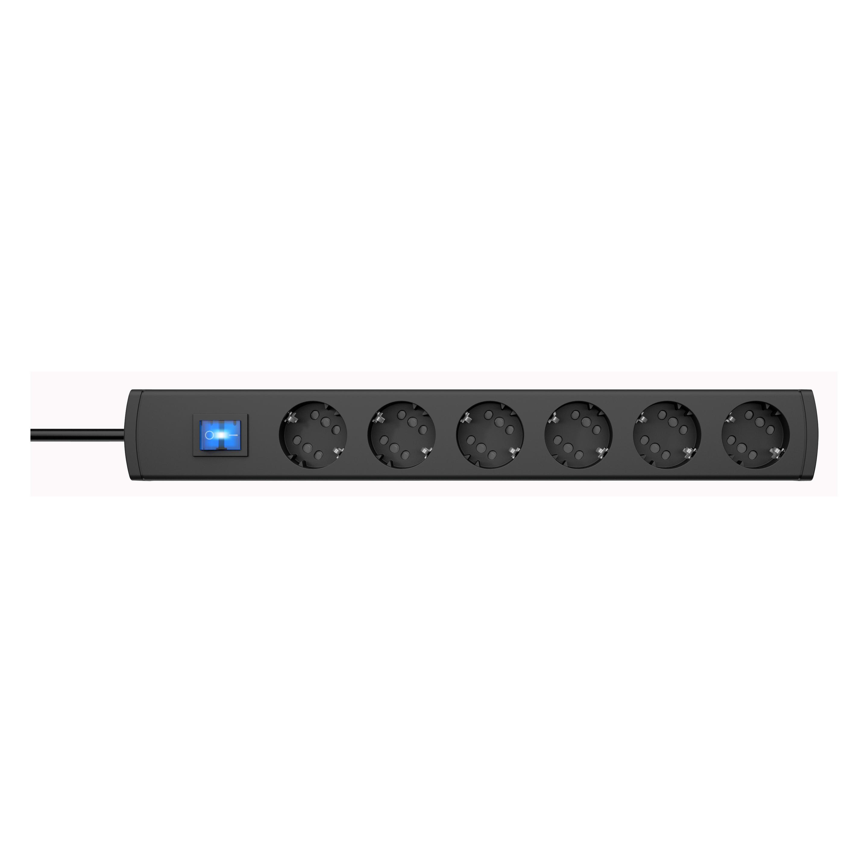 Kopp 234105009 Innenraum 12AC-Ausgänge 1.4m Anthrazit Verlängerungskabel (12x, CEE 7/3, 1.40 m) (234105009)