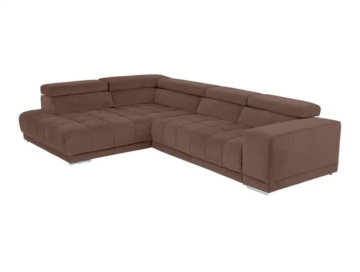 Ecksofa Selinda Basic Polipol / Farbe: Stone / Material: Stoff Basic
