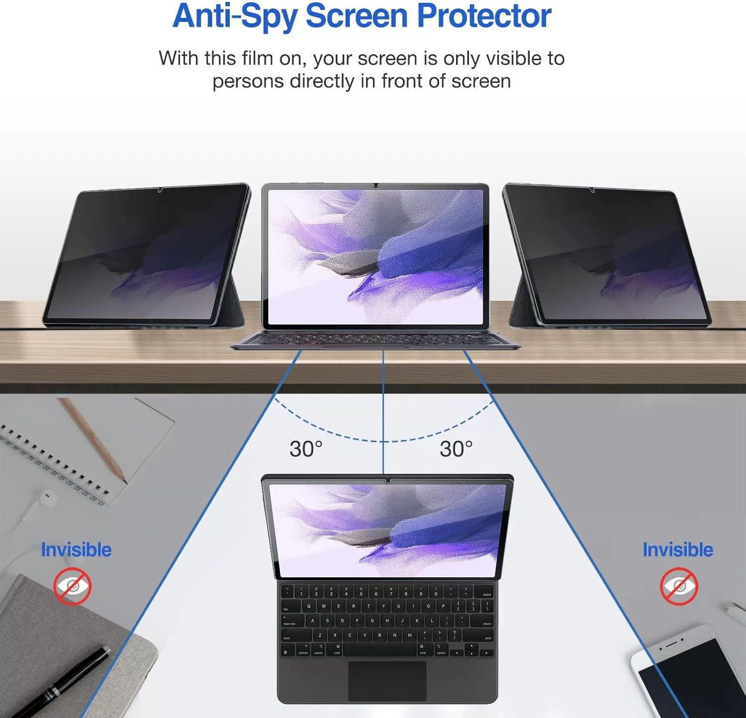 INF Samsung Galaxy Tab Sichtschutz-Displayschutz Samsung Galaxy Tab S9+