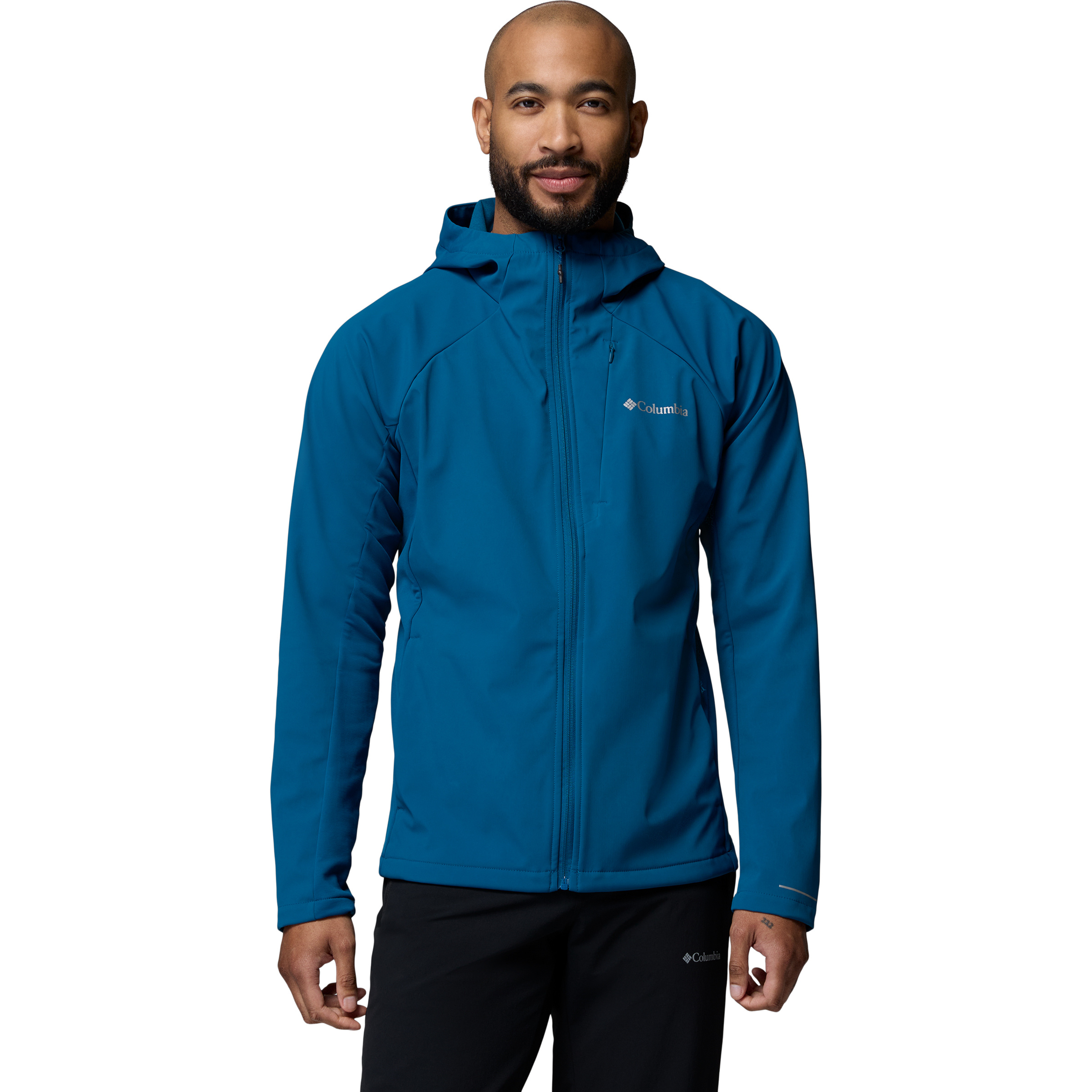 Columbia Trailborne Softshell Herren Softshelljacke blau Größe XXL Camping Wasserabweisend