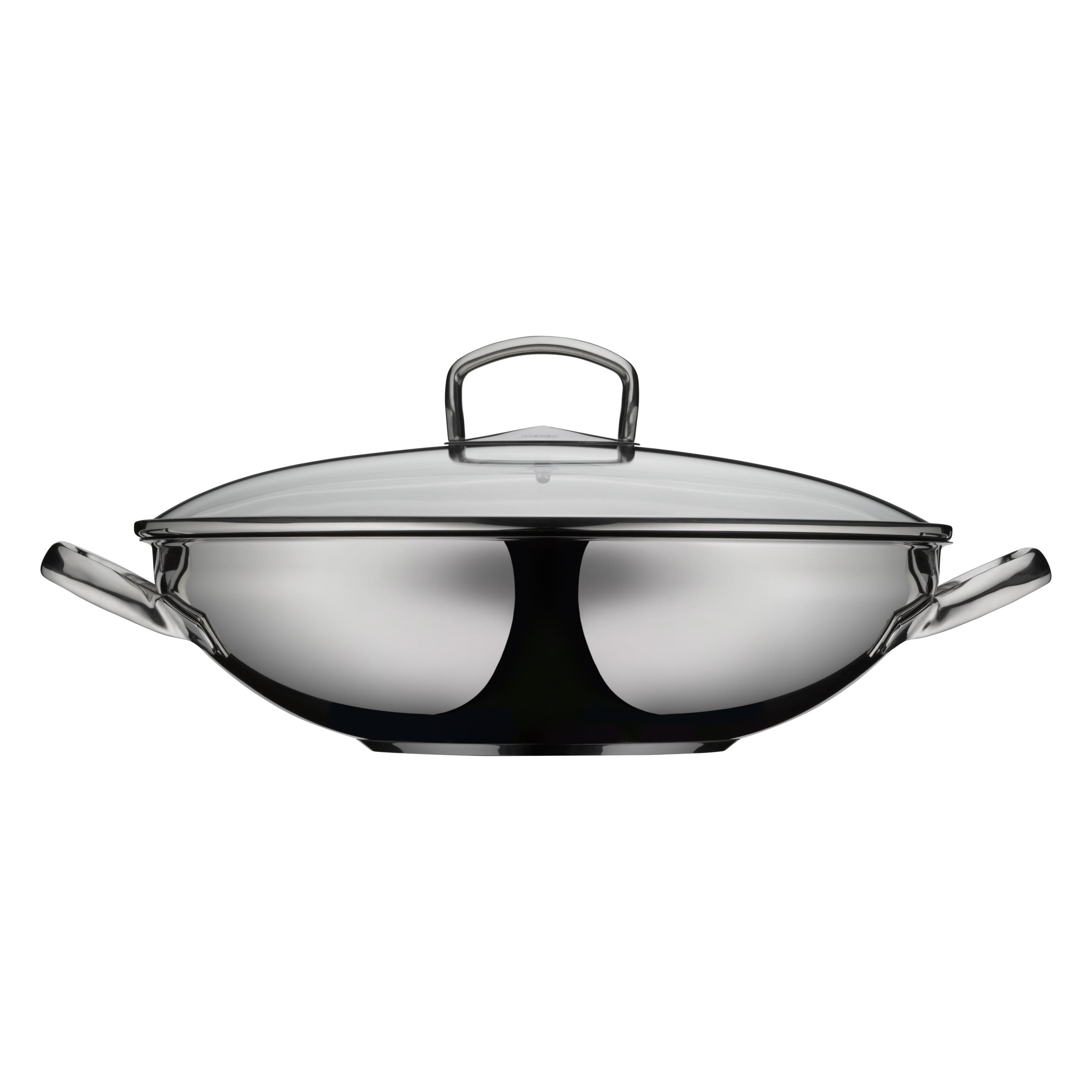 Silit Wokpfanne Hongkong 36cm mit Deckel, keramik (Wok Pfanne, Edelstahl, 36 x 15 cm) (45.0082.6033)