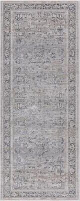 MDA Rugs Nevada Collection Bordered Cream and Grey Rug