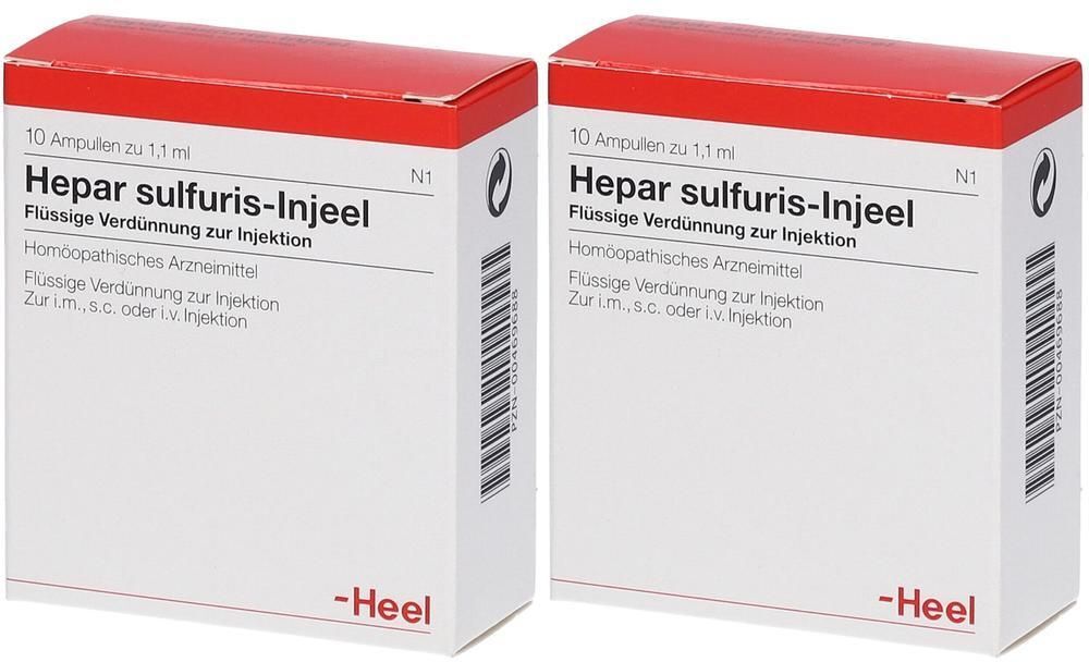 Heel Hepar Sulfuris Injeel Ampullen 2x 2x10 St
