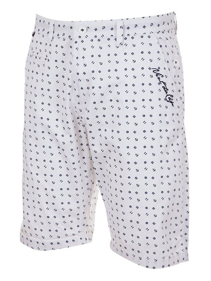 Vent du Cap Bermudas "Ceprint" in Weiß - XL