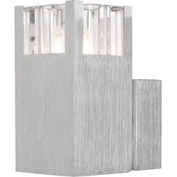 Wand Strahler Diele silber G9 warmweiß Diele Flur Aluminium Globo 56444-1 AMOENA