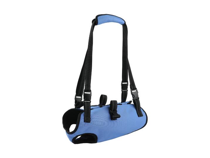 Hundegeschirr Hebehilfe Grösse M blau/schwarz