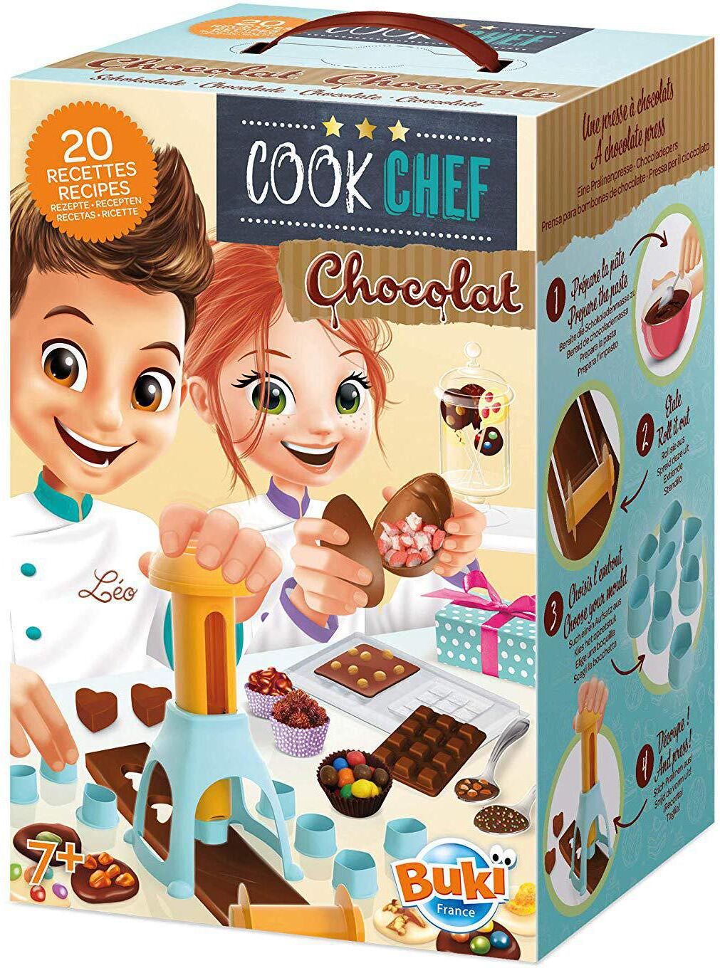 Backform BUKI "Cook Chef Schokolade", bunt (mehrfarbig), Kunststoff, Küchenformen, Backform mehrfarbig Einheitsgröße