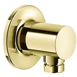 Gessi Inciso Wandanschlussbogen 1/2, ohne Halterung, 58169246, Farbe: Gold PVD