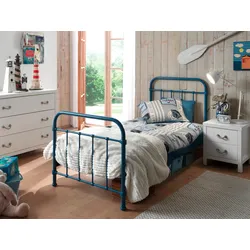 Kinder-/Juniorbett New York ca. 90x200 cm Blau