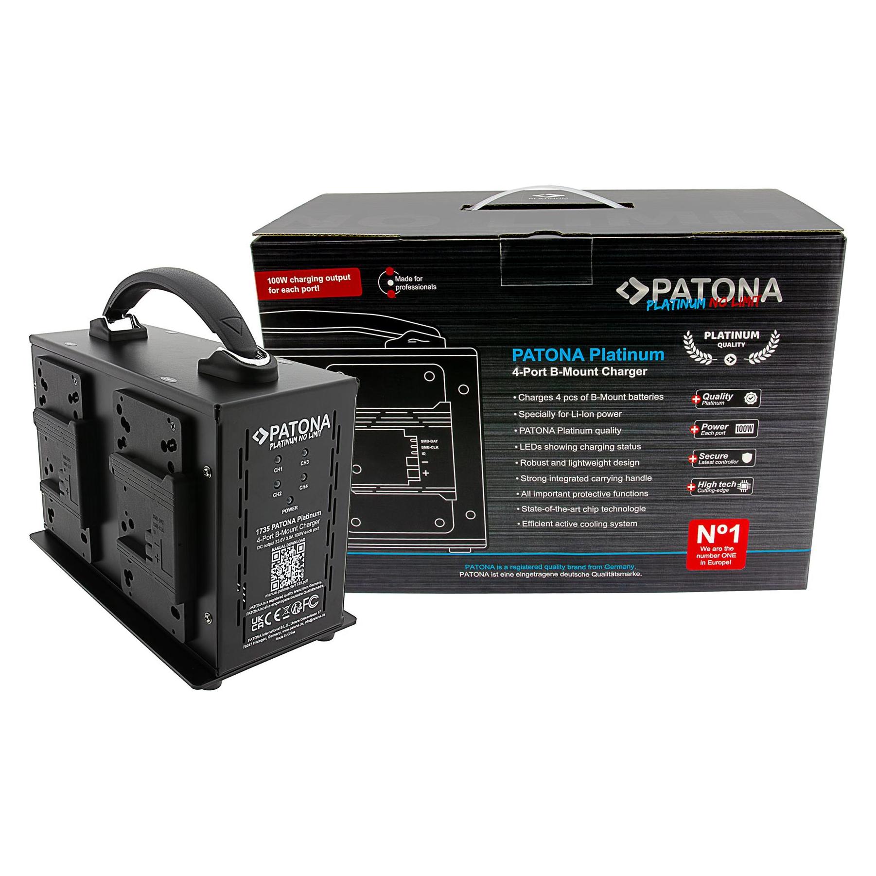 Patona Batteries Replacement Charger B-Mount (Kamera Akku Ladegerät) (1735)