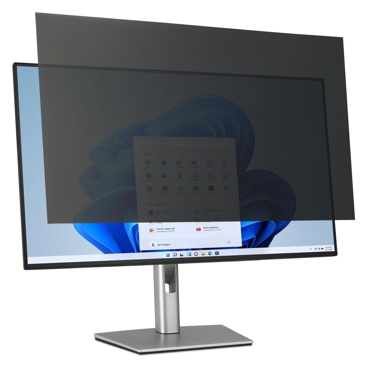 Kensington Privacy Screen Filter for 28inch Monitors - 2-Way Removable (24.41", 16:9) (628906)