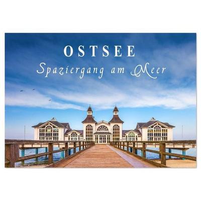 Ostsee - Spaziergang am Meer (Tischkalender 2026 DIN A5 quer), CALVENDO Monatskalender