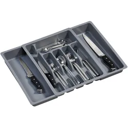 KESPER Besteckkasten grau