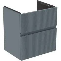 Ideal Standard Möbelwaschtischunterschrank Finesse 500x375x550mm Aschblau matt