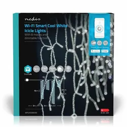 NEDIS SmartLife Eiszapfen Lichtervorhang 240 LEDs 5m 6500k
