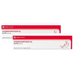 HYDROCORTISON AL 0,5% Creme Doppelpack 2X30 g