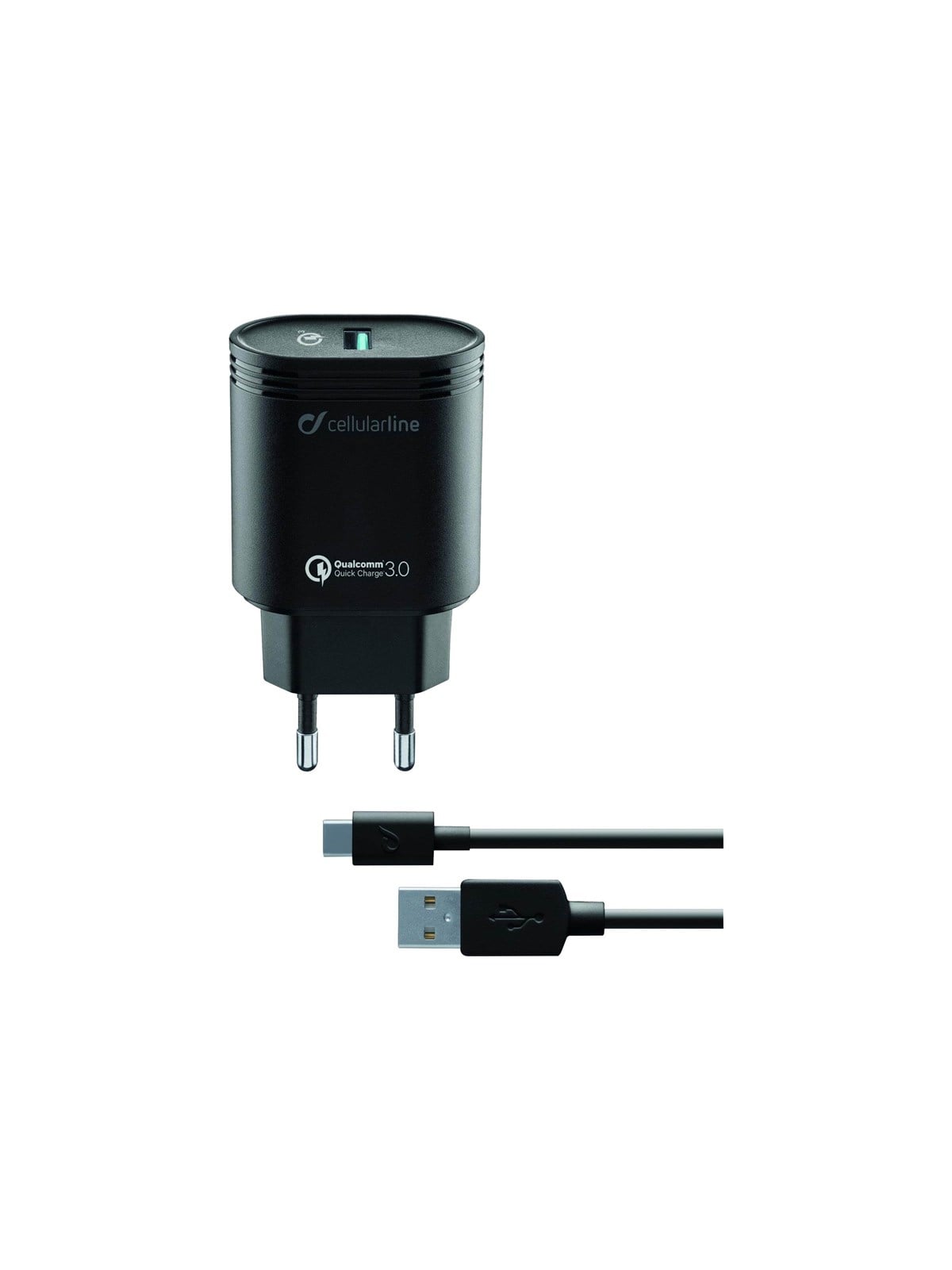 CELLULAR USB-C Charger Kit QC Black