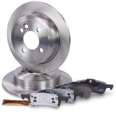 Atec Satz Bremsscheiben + Bremsbeläge Hinterachse [Hersteller-Nr. 40575739] für Mini