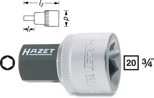 Hazet Steckschlüssel-Bit-Einsatz 3/4" (20 mm) 1010-19