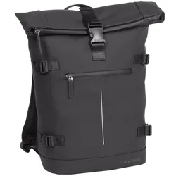 William - Riverside Rolltop Rucksack schwarz