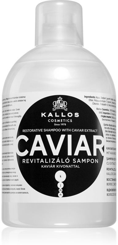 Kallos KJMN Professional Caviar erneuerndes Shampoo mit Kaviar 1000 ml
