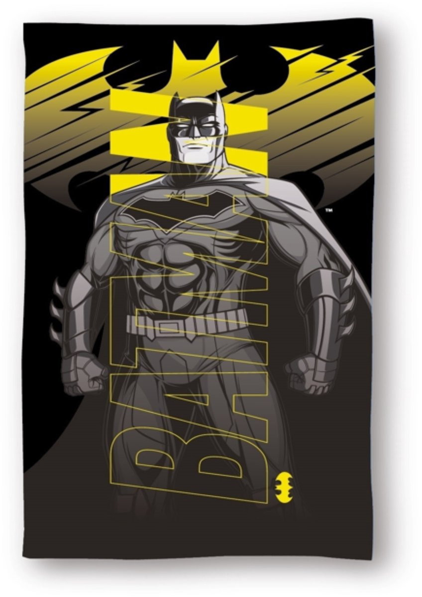 Batman Strandlaken voor kinderen - Zwart