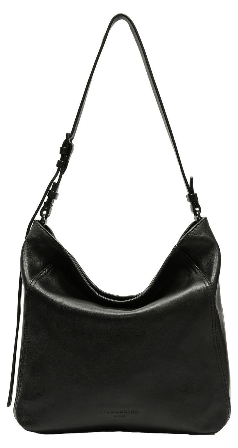 LIEBESKIND BERLIN Chudy Sheep Natural Hobo Bag M Black