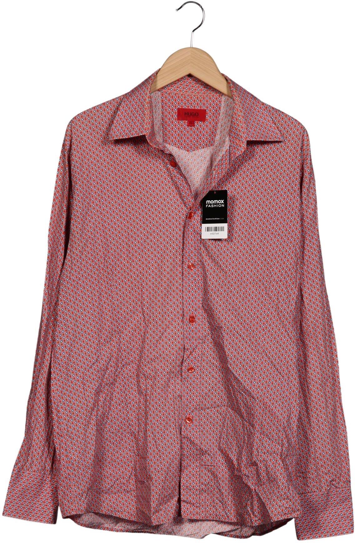 Hugo by Hugo Boss Herren Hemd, Rot, Gr. XL, Baumwolle - Second Hand