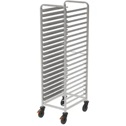 Rieber Regalwagen für Bäckernorm 400x600, 517 x 691 x 1784 mm, mit Abweiserollen