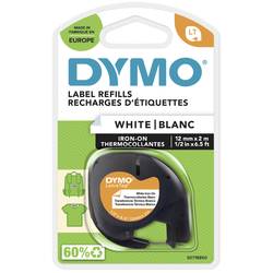 DYMO S0718850 PET Bandfarbe: Weiß Schriftfarbe: Schwarz 12 mm 2 m S0718850