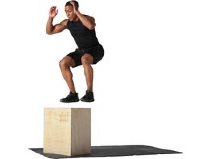 CRIVIT Boîte de saut pliométrique en bois, 50 x 40 x 60 cm