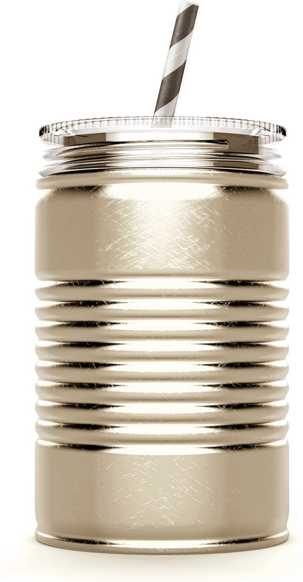 Asobu Mason Jar I can - 540 ml - Champagne
