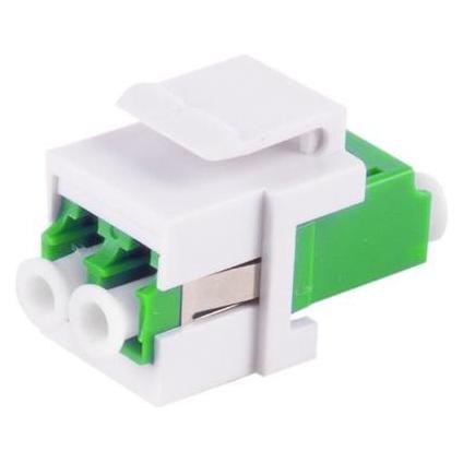 Shiverpeaks S/CONN maximum connectivity LWL-Keystone Verbinder, LC-LC, Duplex, grün (Keystone Modul) (08-10201)