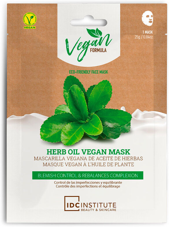 Idc Institute Máscara Facial Vegan Herbal Oil 25 gr