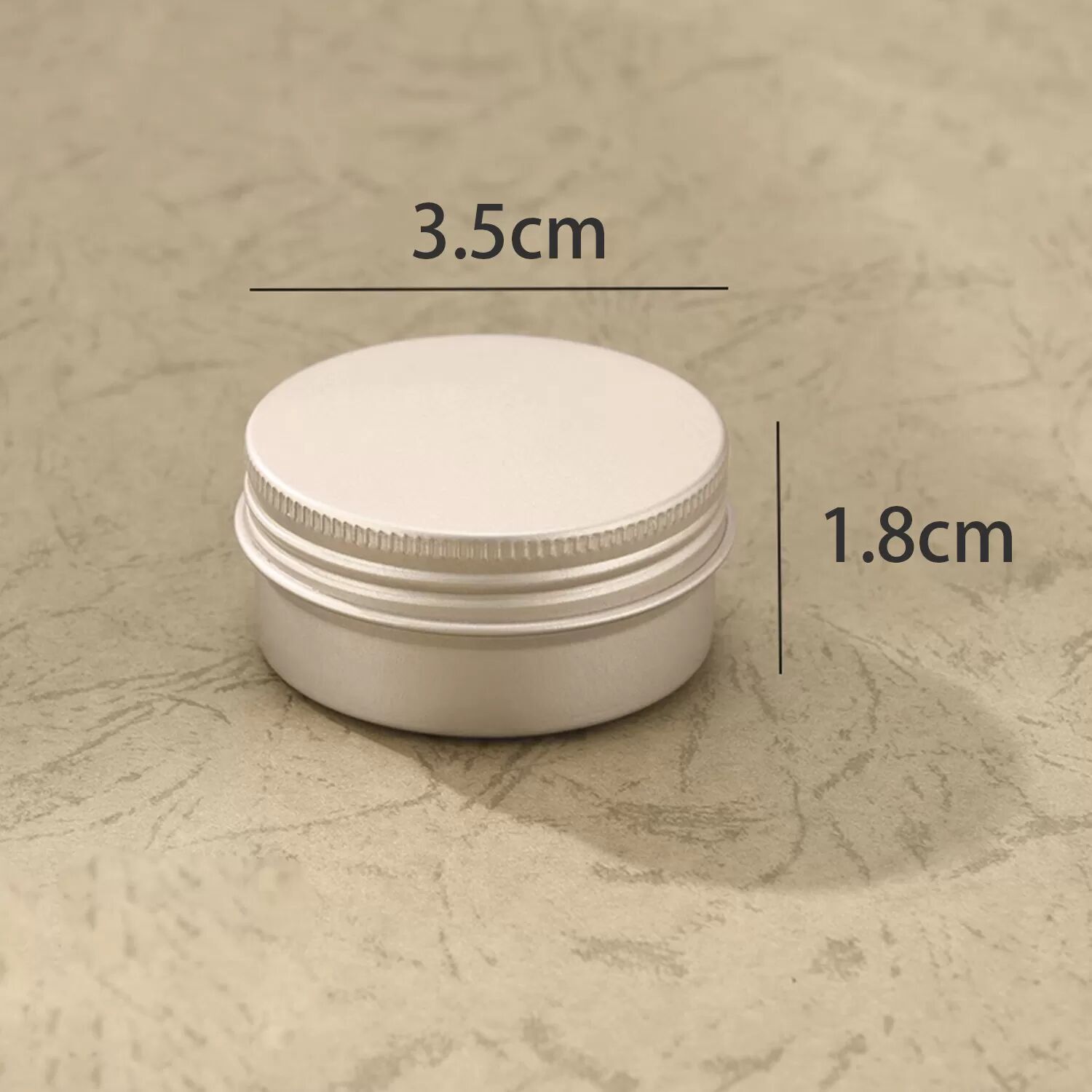 INF 10 ml Aluminiumdosen mit Schraubdeckel, 5er-Pack für Kosmetik, Schmuck und kleine Gegenstände